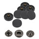 15mm S Spring Press Studs With Gunmetal Back Snaps With OR Without Hand Tool